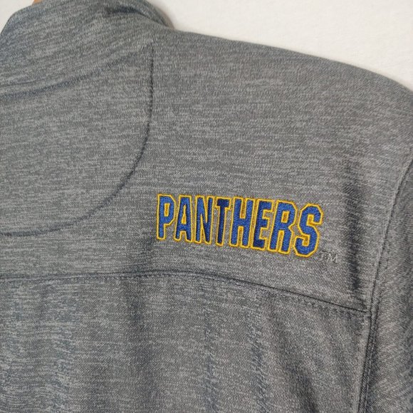 University Of Pittsburgh Pitt Panthers Colosseum Men M Jacket Gray Full Zip Up - Picture 9 of 11